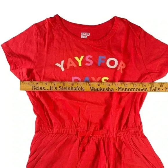 New Lot of 4 Spotted Zebra Girls Multicolor Romper Shirt Leggings Size XXL 14-16 - Picture 5 of 16